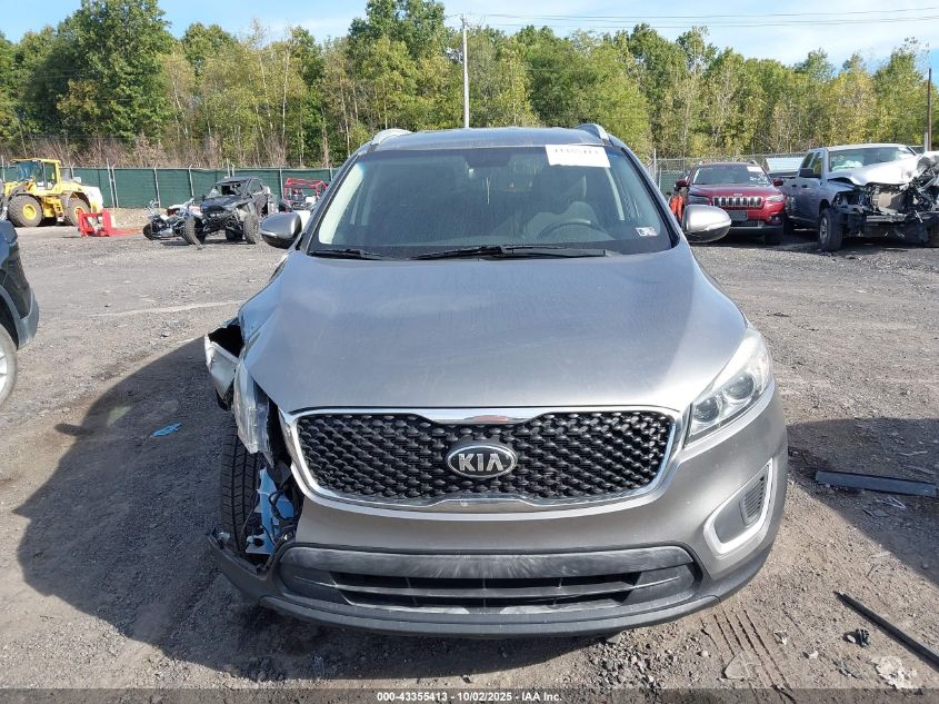 2016 Kia Sorento 2.4L Lx VIN: 5XYPGDA37GG049680 Lot: 43355413