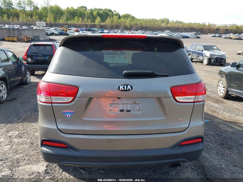 2016 Kia Sorento 2.4L Lx VIN: 5XYPGDA37GG049680 Lot: 43355413