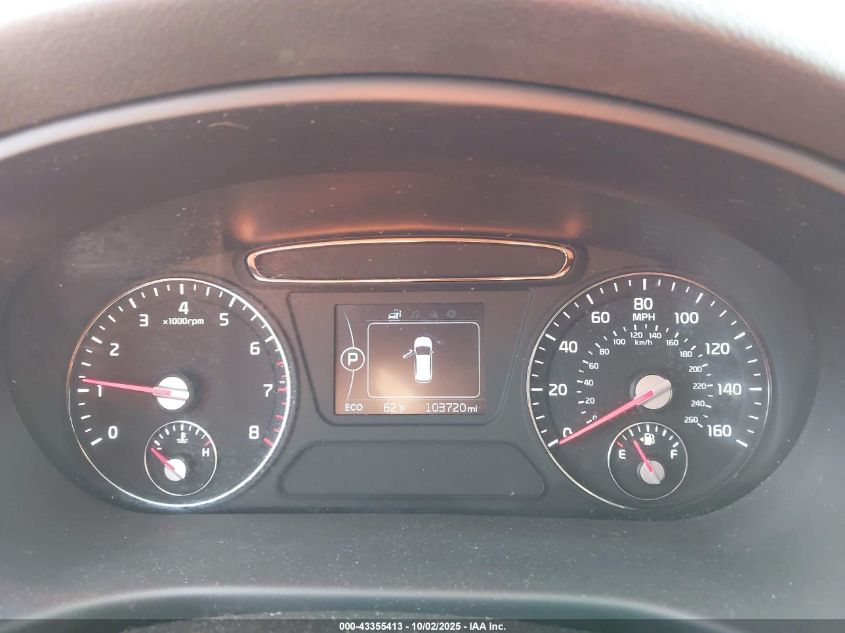 2016 Kia Sorento 2.4L Lx VIN: 5XYPGDA37GG049680 Lot: 43355413