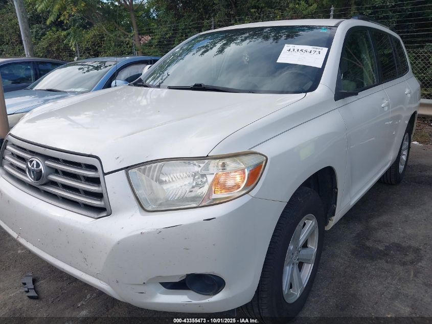 2008 Toyota Highlander VIN: JTEDS41A182010199 Lot: 43355473