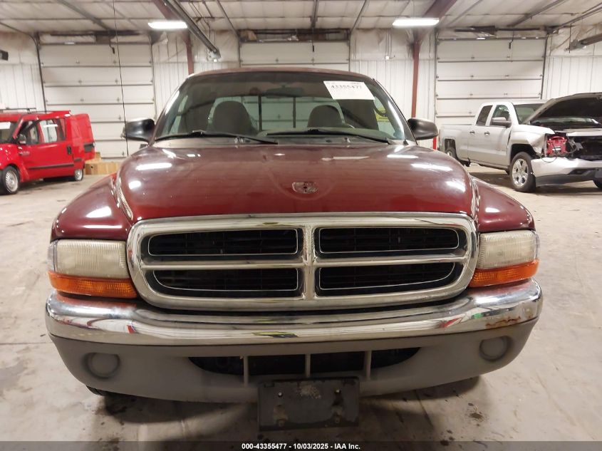 2000 Dodge Dakota Slt/Sport VIN: 1B7GL22X9YS575077 Lot: 43355477