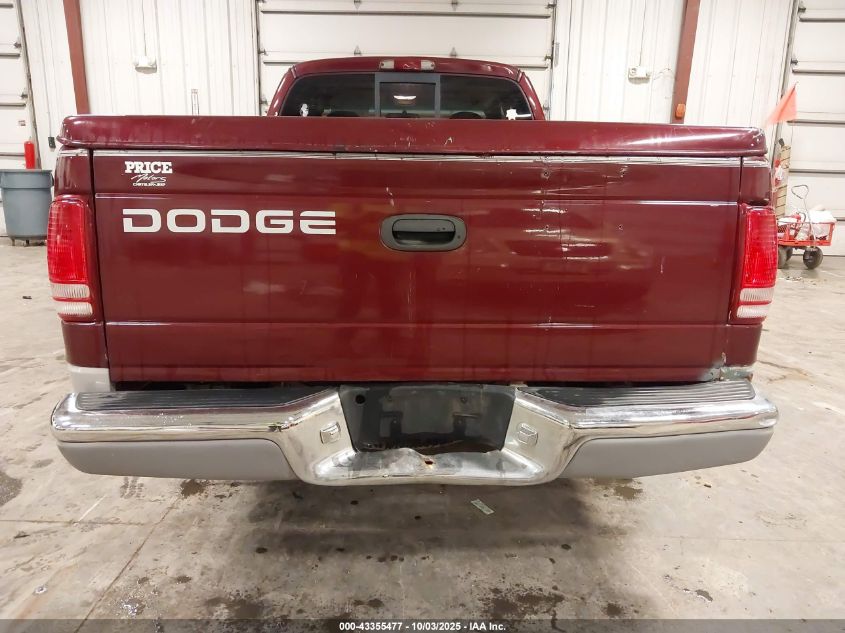 2000 Dodge Dakota Slt/Sport VIN: 1B7GL22X9YS575077 Lot: 43355477