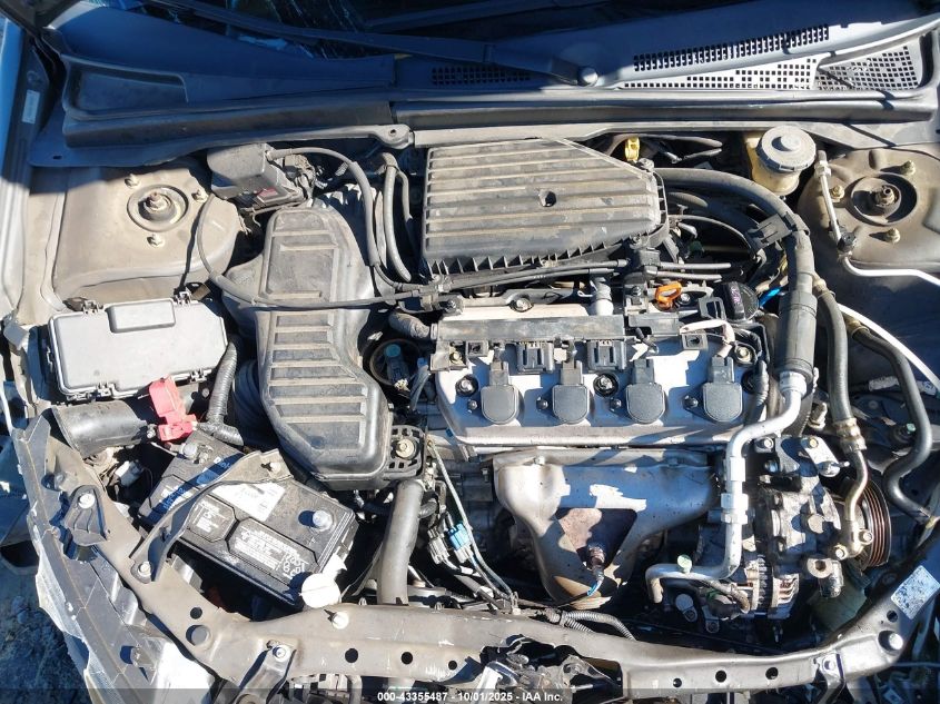 2005 Honda Civic Lx VIN: 2HGES16525H525154 Lot: 43355487