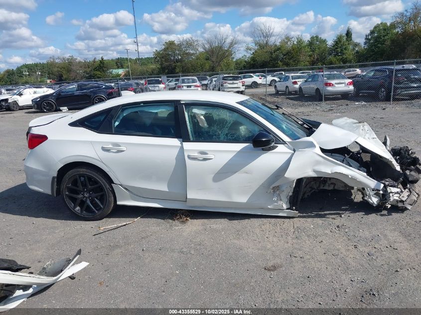 2022 Honda Civic Sport VIN: 2HGFE2F57NH525491 Lot: 43355529