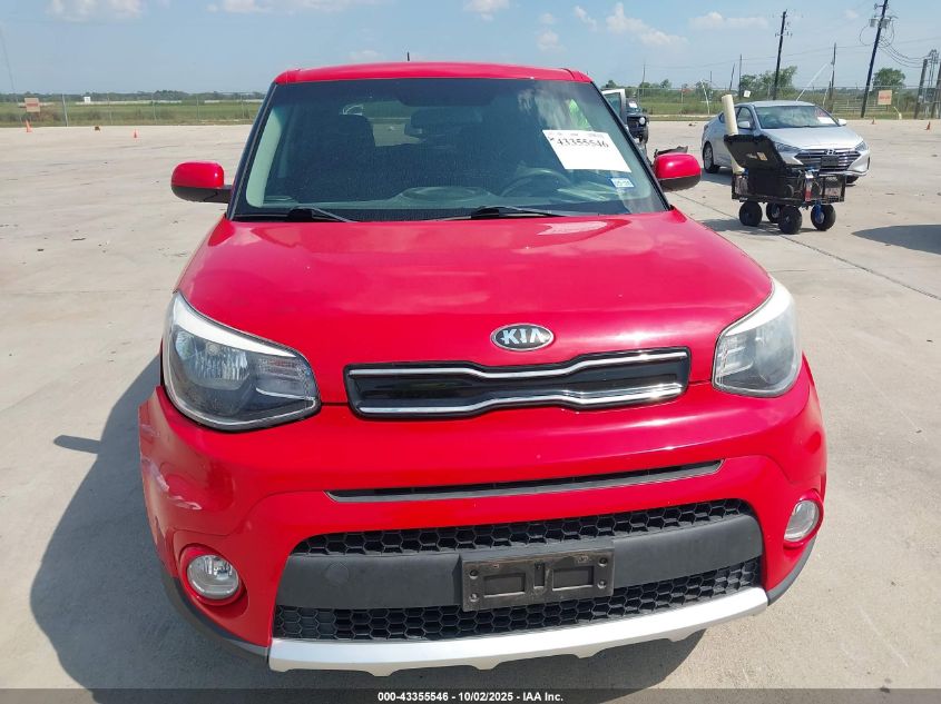 2018 Kia Soul + VIN: KNDJP3A51J7532538 Lot: 43355546
