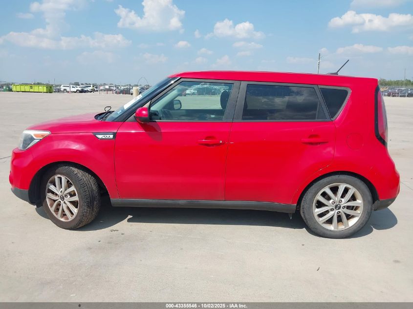 2018 Kia Soul + VIN: KNDJP3A51J7532538 Lot: 43355546