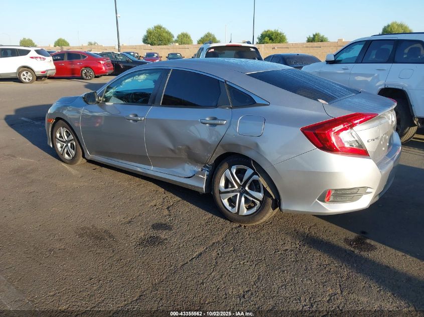 2017 Honda Civic Lx VIN: 19XFC2F51HE223148 Lot: 43355562