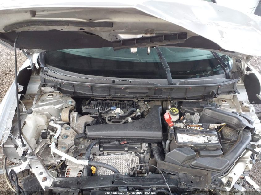 2016 Nissan Rogue Sv VIN: KNMAT2MVXGP641736 Lot: 43355579