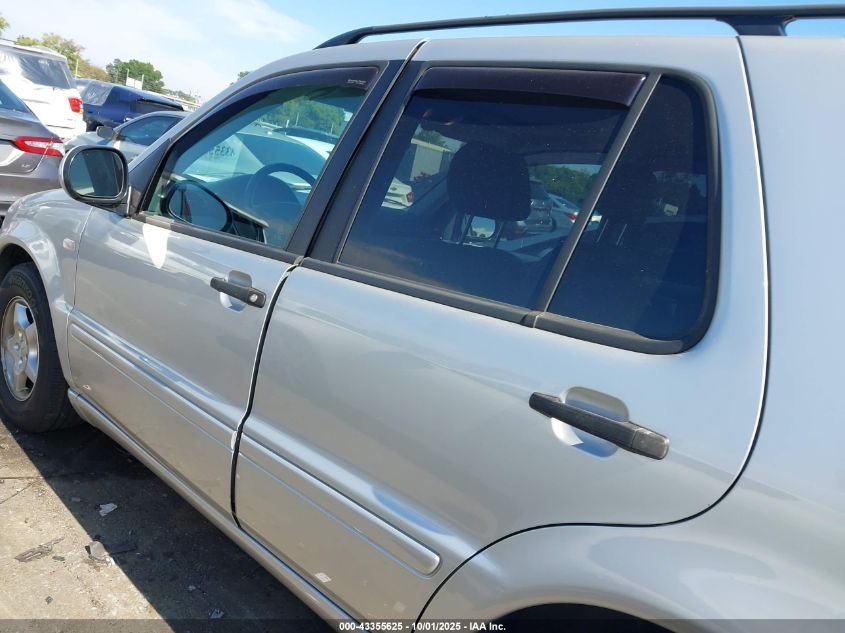 2000 Mercedes-Benz Ml 320 VIN: 4JGAB54E5YA147305 Lot: 43355625