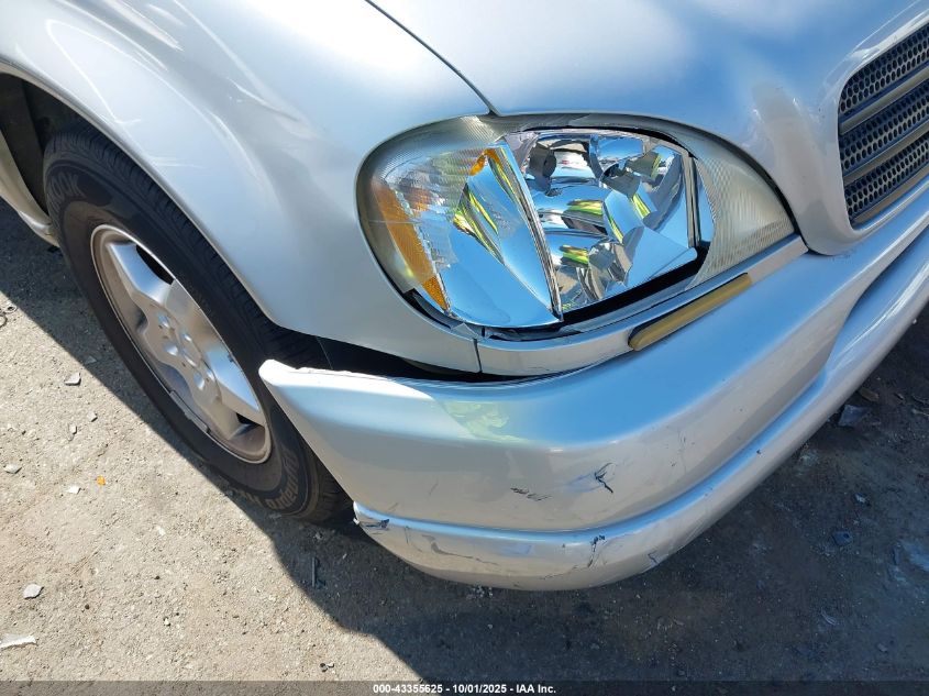 2000 Mercedes-Benz Ml 320 VIN: 4JGAB54E5YA147305 Lot: 43355625