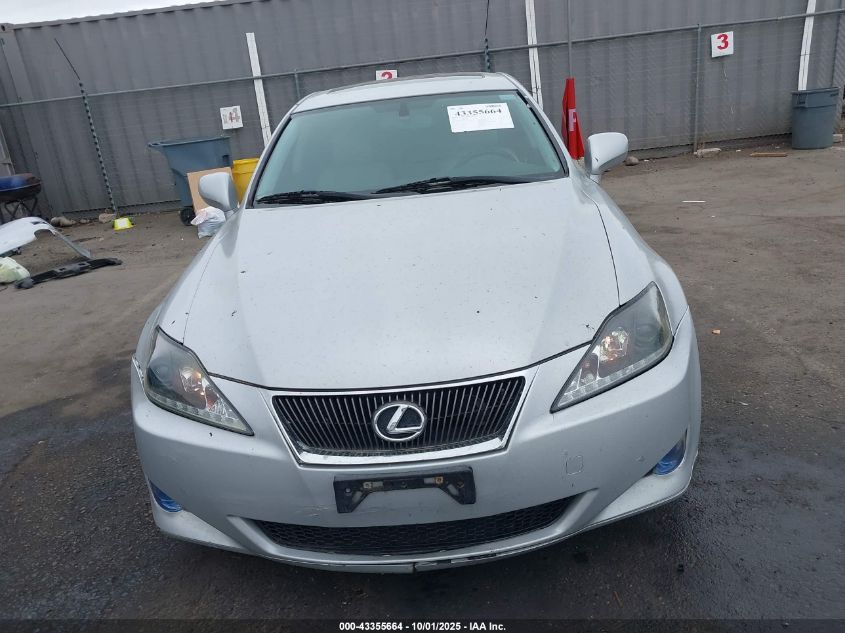 2008 Lexus Is 250 VIN: JTHBK262685073362 Lot: 43355664