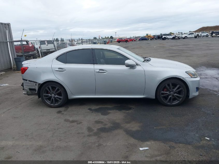 2008 Lexus Is 250 VIN: JTHBK262685073362 Lot: 43355664