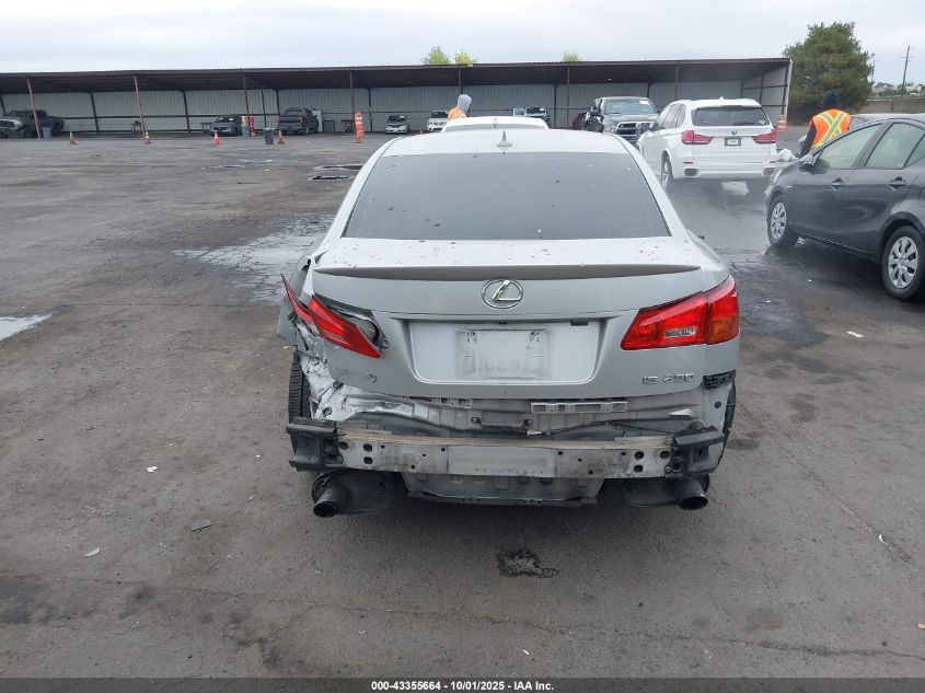 2008 Lexus Is 250 VIN: JTHBK262685073362 Lot: 43355664