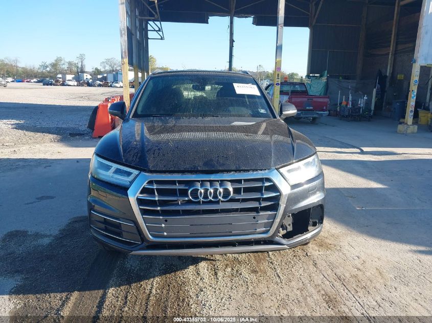 2018 Audi Q5 2.0T Premium/2.0T Tech Premium VIN: WA1BNAFY3J2018800 Lot: 43355703