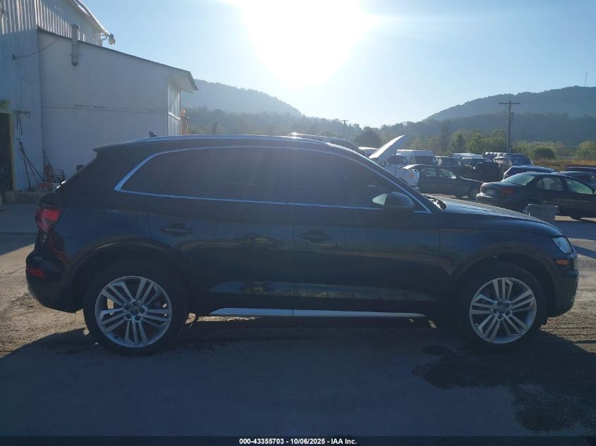 2018 Audi Q5 2.0T Premium/2.0T Tech Premium VIN: WA1BNAFY3J2018800 Lot: 43355703