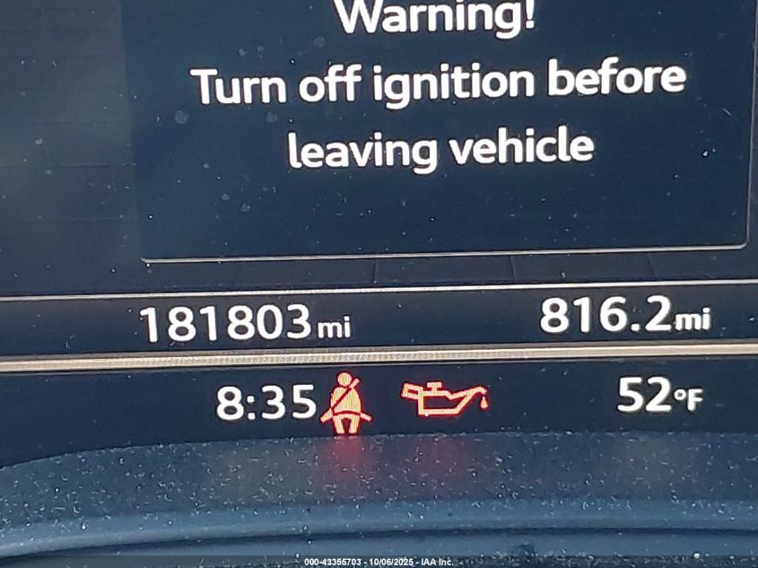 2018 Audi Q5 2.0T Premium/2.0T Tech Premium VIN: WA1BNAFY3J2018800 Lot: 43355703