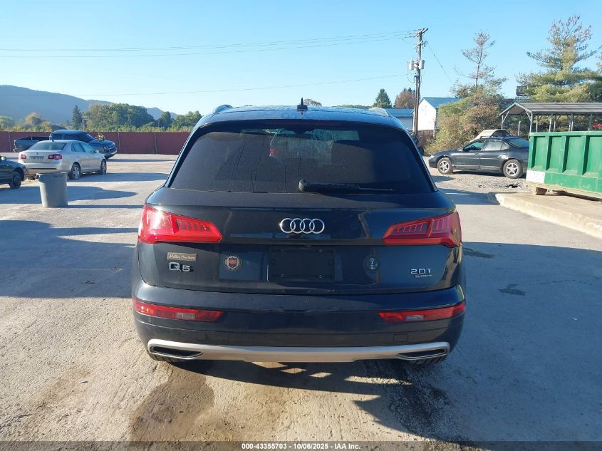 2018 Audi Q5 2.0T Premium/2.0T Tech Premium VIN: WA1BNAFY3J2018800 Lot: 43355703