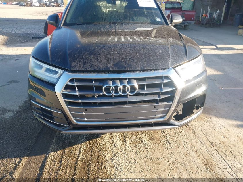 2018 Audi Q5 2.0T Premium/2.0T Tech Premium VIN: WA1BNAFY3J2018800 Lot: 43355703