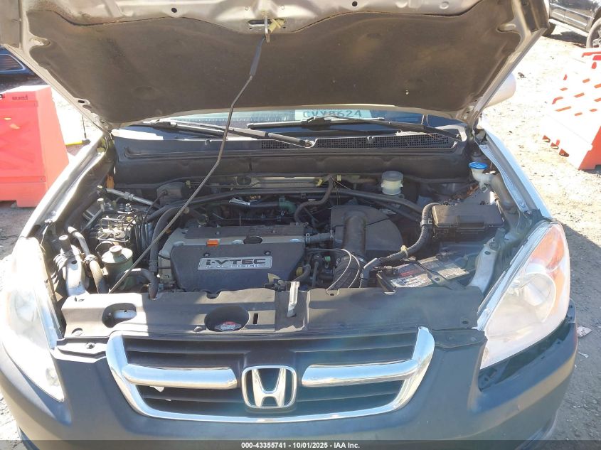 2003 Honda Cr-V Ex VIN: SHSRD78813U152429 Lot: 43355741