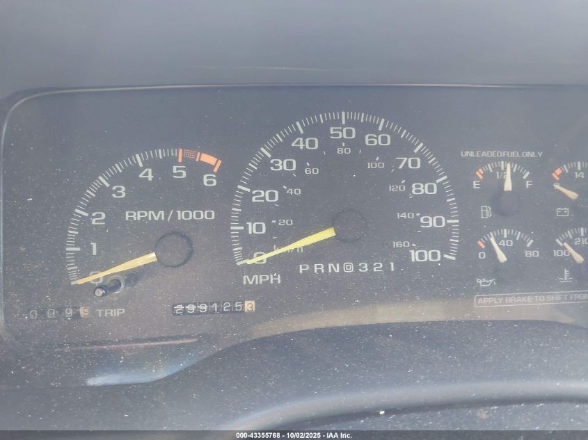 1996 Chevrolet Tahoe K1500 VIN: 3GNEK18R4TG131125 Lot: 43355768