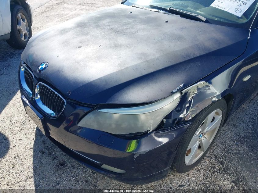 2008 BMW 528Xi VIN: WBANV135X8CZ50975 Lot: 43355770