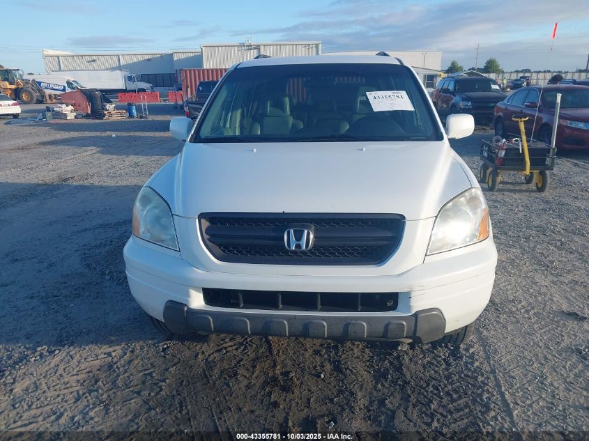 2004 Honda Pilot Ex-L VIN: 2HKYF18584H526943 Lot: 43355781