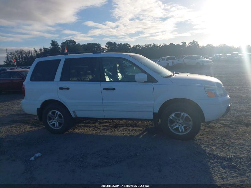 2004 Honda Pilot Ex-L VIN: 2HKYF18584H526943 Lot: 43355781