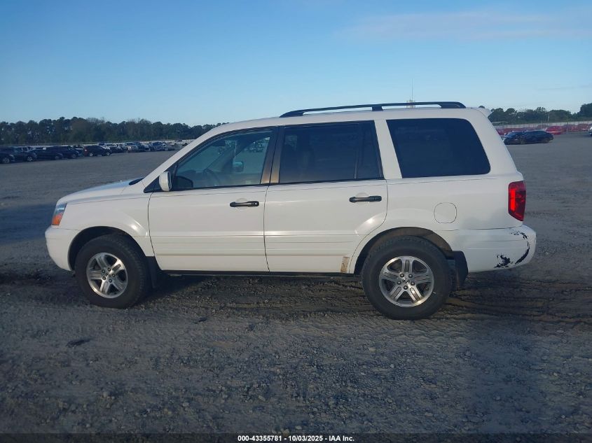 2004 Honda Pilot Ex-L VIN: 2HKYF18584H526943 Lot: 43355781