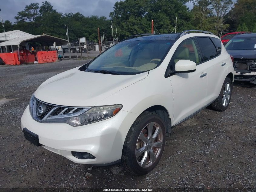 2014 Nissan Murano Le VIN: JN8AZ1MW5EW507760 Lot: 43355806