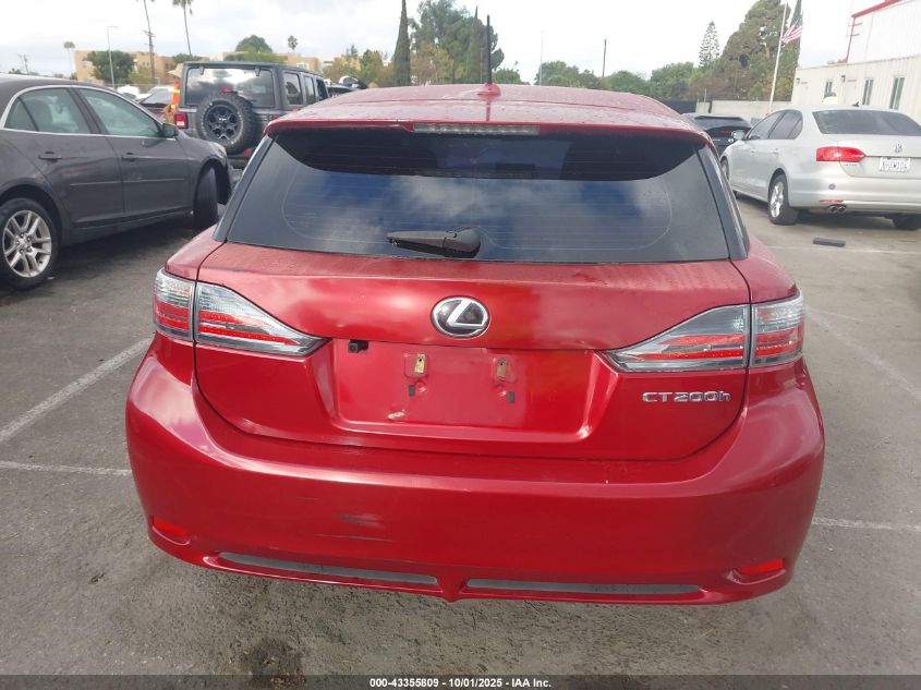 2012 Lexus Ct 200H Premium VIN: JTHKD5BH2C2090384 Lot: 43355809