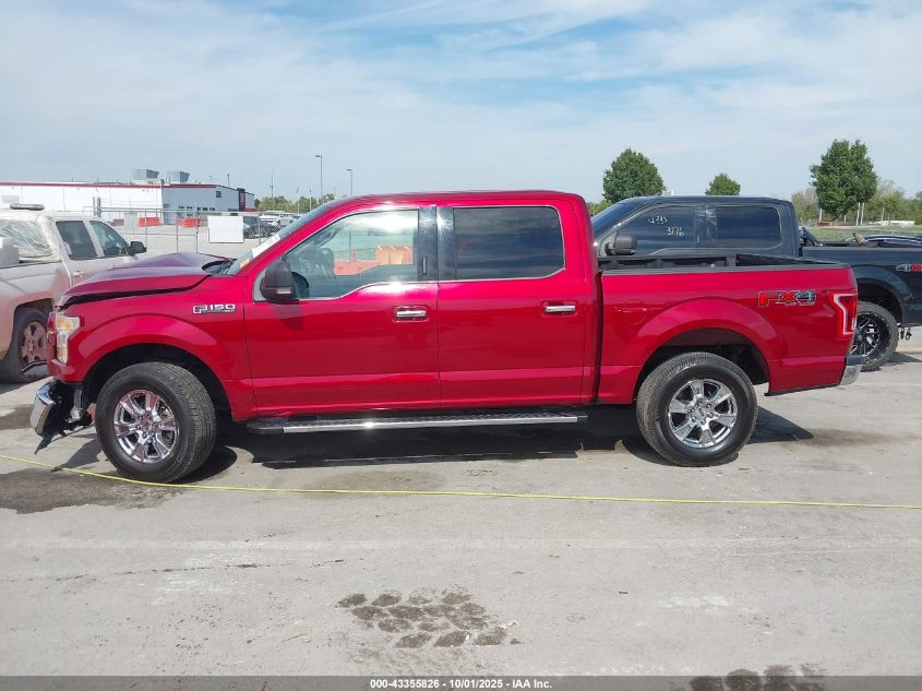 2017 Ford F-150 Xlt VIN: 1FTEW1EF4HFB09271 Lot: 43355826