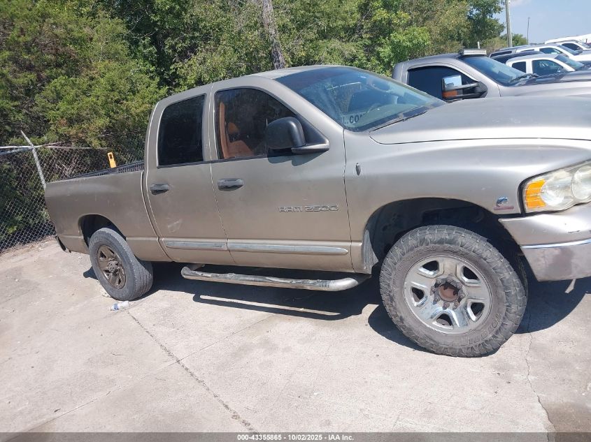 2005 Dodge Ram 2500 Slt/Laramie VIN: 3D7KR28C65G757017 Lot: 43355865