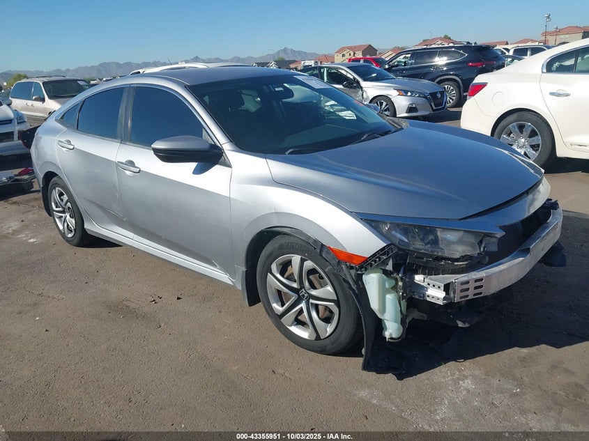 19XFC2F57JE009660 2018 Honda Civic Lx auction photo 1
