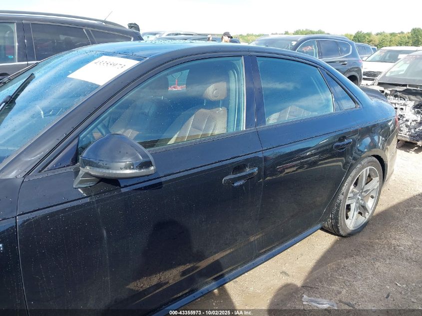 2017 Audi A4 2.0T Premium VIN: WAUENAF48HN032584 Lot: 43355973