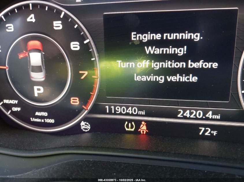 2017 Audi A4 2.0T Premium VIN: WAUENAF48HN032584 Lot: 43355973