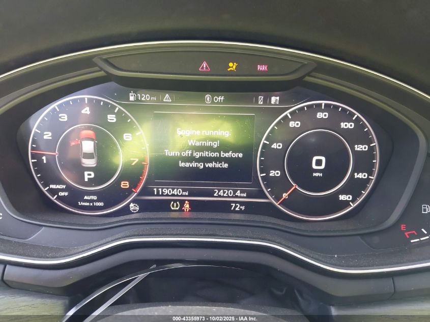 2017 Audi A4 2.0T Premium VIN: WAUENAF48HN032584 Lot: 43355973