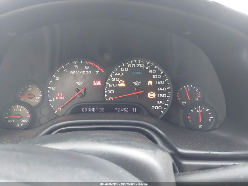 2004 Chevrolet Corvette VIN: 1G1YY22G645116595 Lot: 43355995