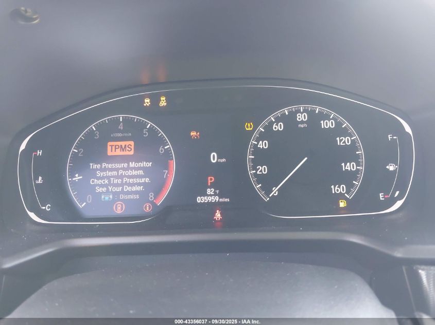 2021 Honda Accord Sport VIN: 1HGCV1F34MA105602 Lot: 43356037