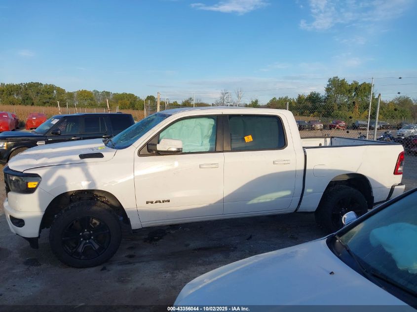 2020 Ram 1500 Big Horn 4X4 5'7 Box VIN: 1C6SRFFT3LN159452 Lot: 43356044