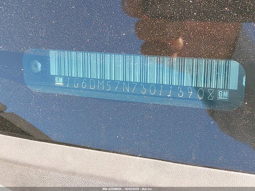 2003 Cadillac Cts Standard VIN: 1G6DM57N730113908 Lot: 43356055