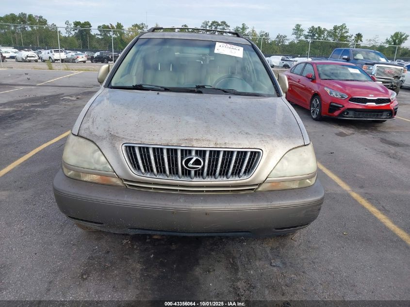 2001 Lexus Rx 300 VIN: JTJHF10U910165733 Lot: 43356064