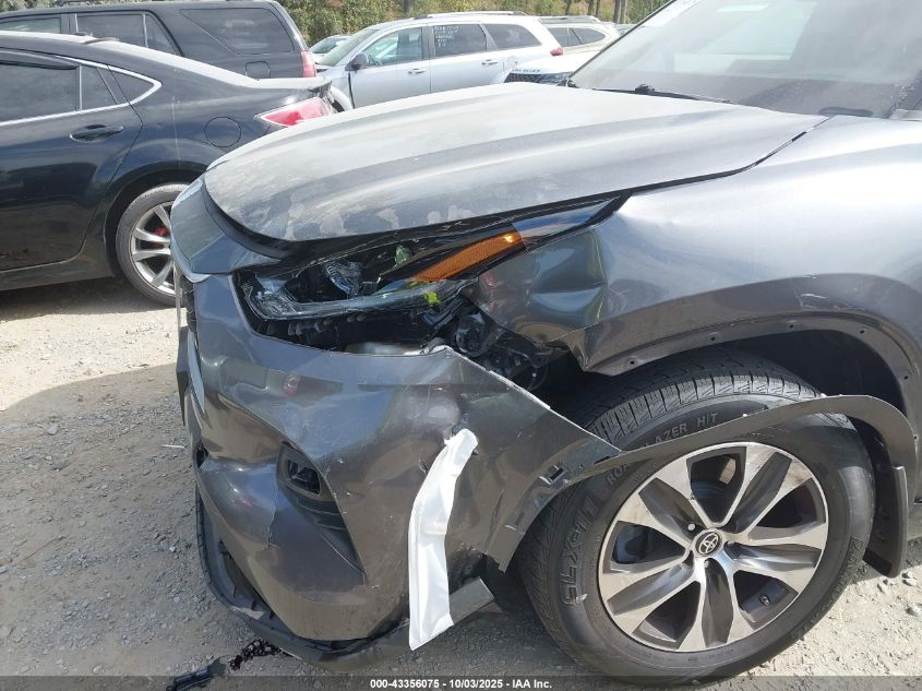 2021 Toyota Highlander Xle VIN: 5TDGZRBH3MS072874 Lot: 43356075