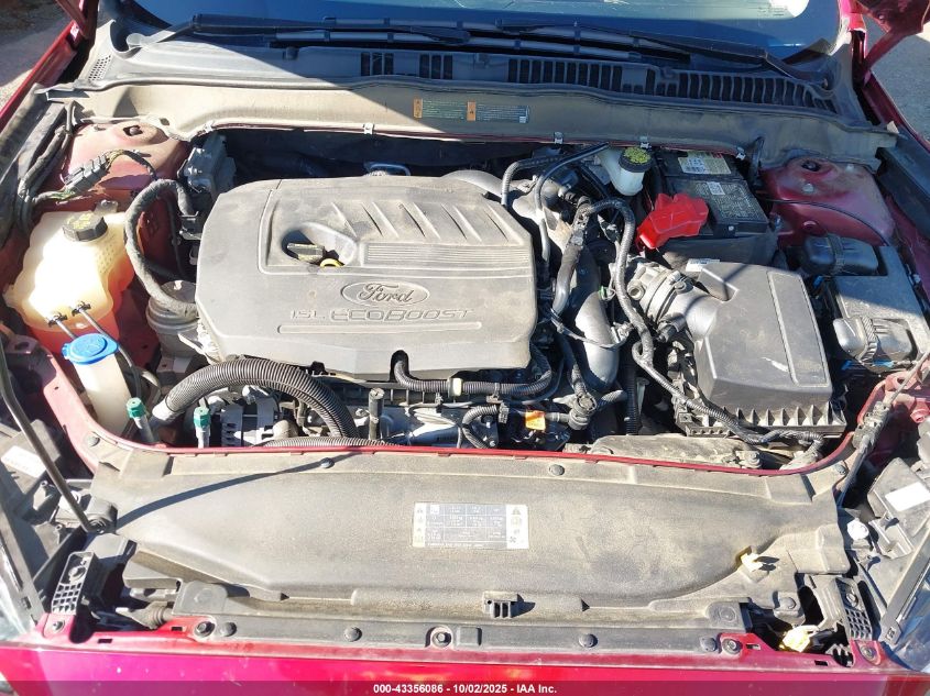 2017 Ford Fusion Se VIN: 3FA6P0HD1HR309314 Lot: 43356086