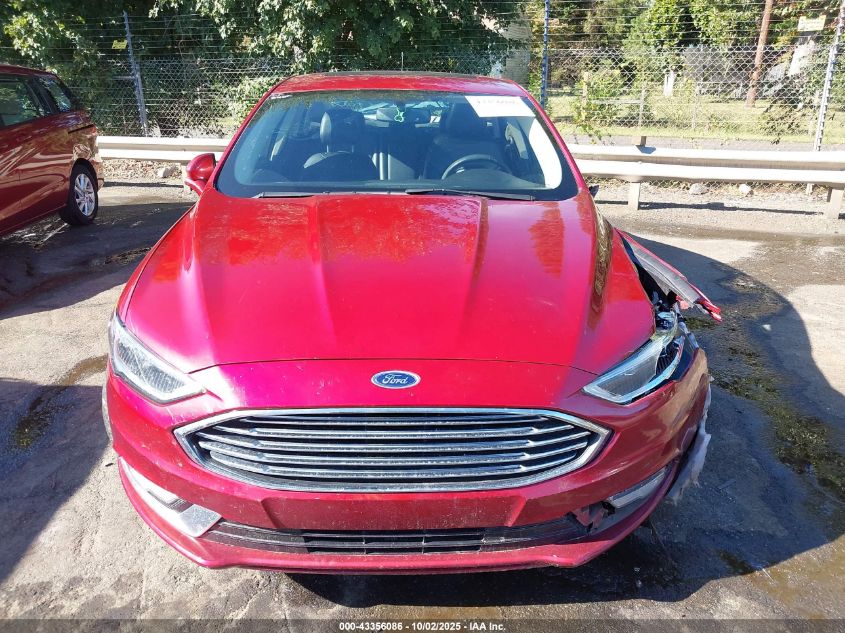 2017 Ford Fusion Se VIN: 3FA6P0HD1HR309314 Lot: 43356086
