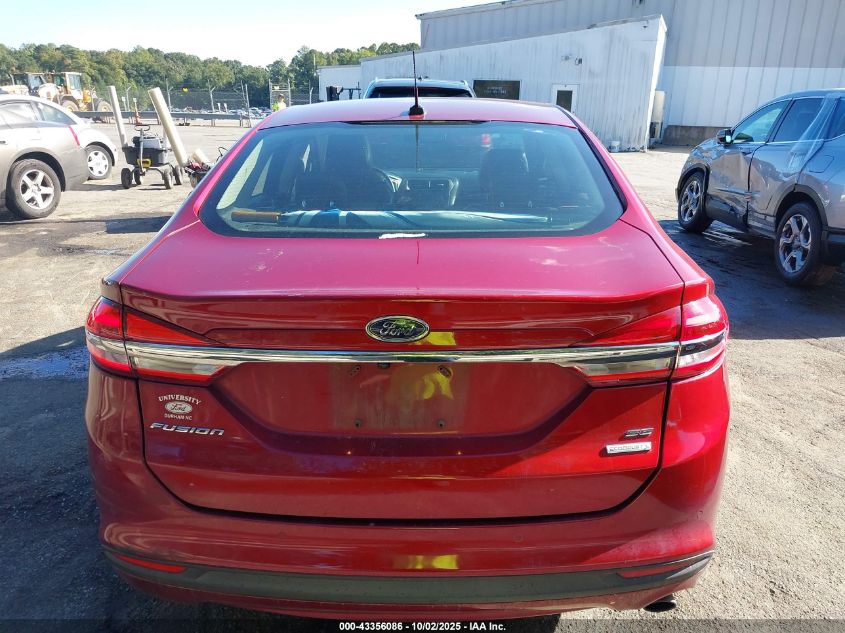 2017 Ford Fusion Se VIN: 3FA6P0HD1HR309314 Lot: 43356086