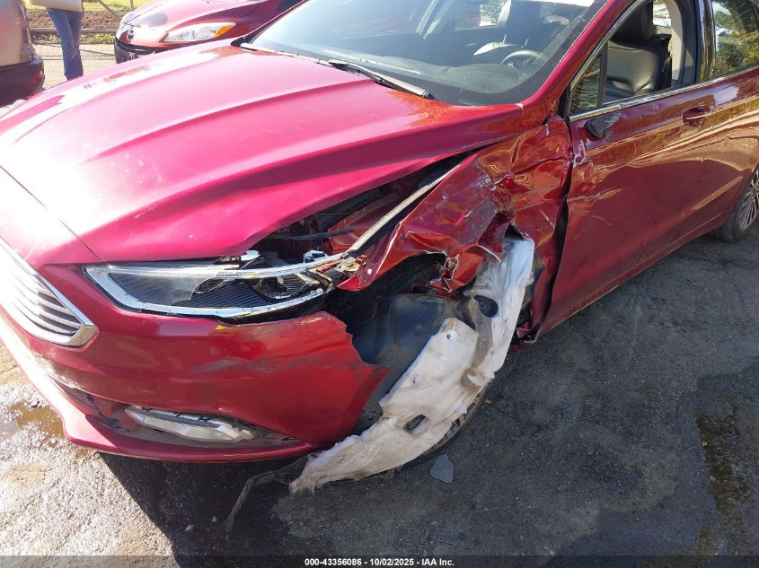 2017 Ford Fusion Se VIN: 3FA6P0HD1HR309314 Lot: 43356086