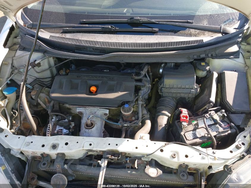 2012 Honda Civic Lx VIN: 2HGFB2F59CH305288 Lot: 43356139