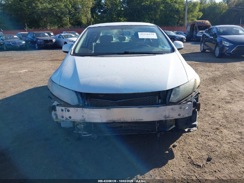 2012 Honda Civic Lx VIN: 2HGFB2F59CH305288 Lot: 43356139