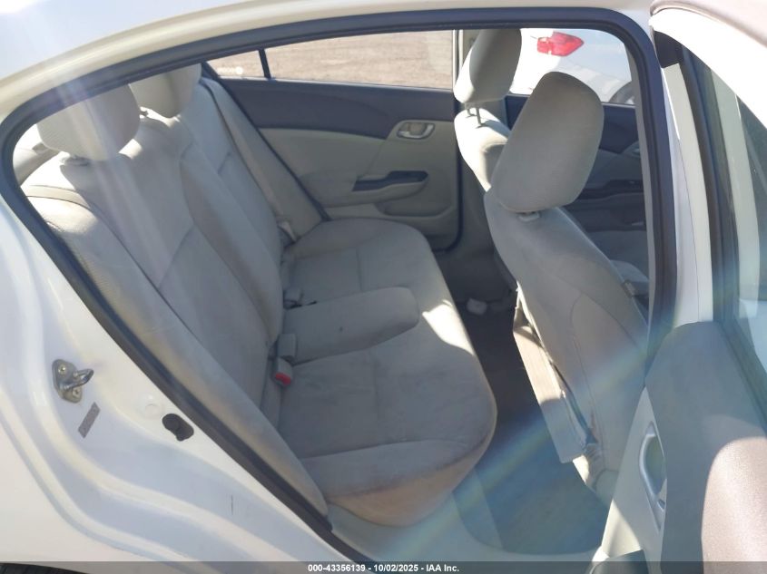 2012 Honda Civic Lx VIN: 2HGFB2F59CH305288 Lot: 43356139