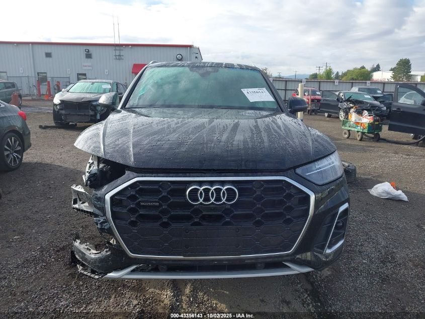 2022 Audi Q5 Premium Plus 45 Tfsi S Line Quattro S Tronic VIN: WA1EAAFY3N2131189 Lot: 43356143